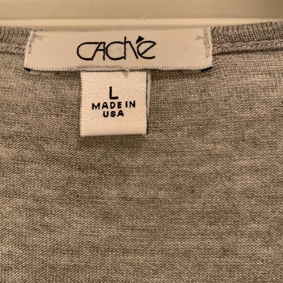 NWOT Cache tee with black velvet pattern - Picture 3 of 6